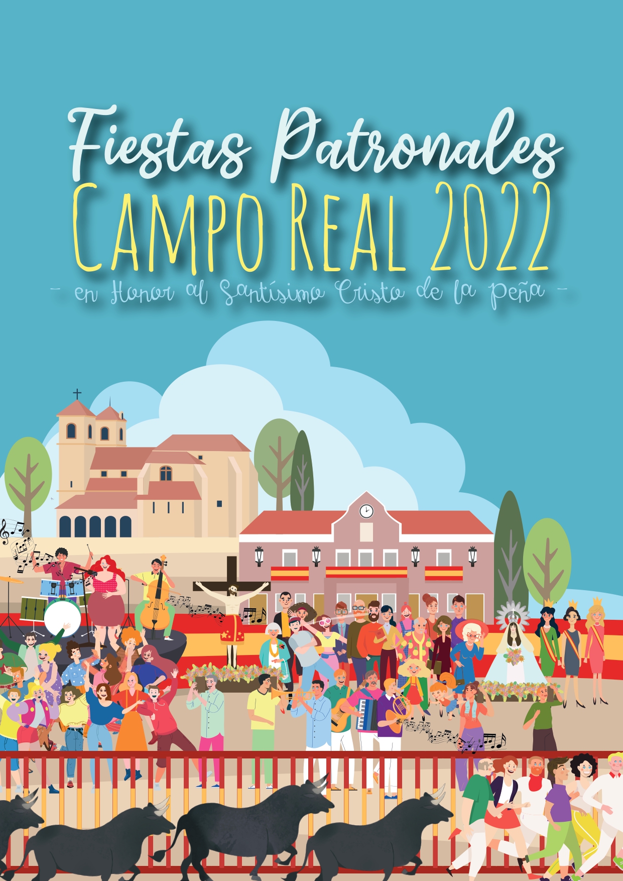 Fiestas patronales en honor al Santísimo Cristo de la Peña 2022 Campo Real